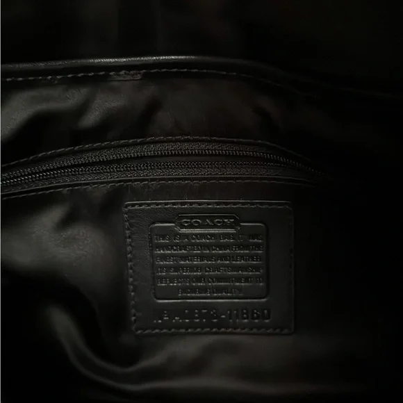 Coach Black and Gray Shoulder Bag - Picture 9 of 11